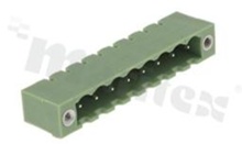Listwa zaciskowa rozłączalna; w rastrze 5.08mm; 8-torowa; męska; prosta; z zaczepem śrubowym; UL 250V/12A