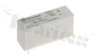 Przekaźnik elektromagnetyczny; prąd znamionowy 10A; napięcie cewki 12VDC; pojedynczy styk przełączny (1C); moc cewki 250 mW; 10A/30VDC; 10A/250VAC