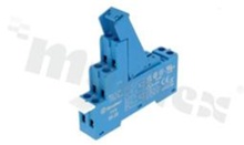 Socket 95 series; for relay 40.31, 40.51, 40.52, 40.61; 10A; screw terminal; 10A/250VAC; Mounting: DIN
