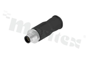 Złącze M12; 5pin; kodowanie A; męski; proste; skręcany; zaciski śrubowe; 7;5A; IP67