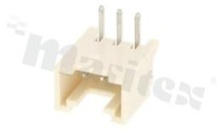 Header for PCB; pitch 2.00mm; 3-contacts; THT; male; side entry