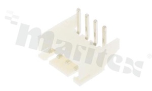 Złącze Kablowe do PCB; w rastrze 2.50mm; 4-stykowe; montaż THT; męskie; poziome; 250V/3A