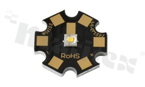 Moduł 1xLED Cree XP-E; barwa PC AMBER; jasność ze składu Q4-100lm/350mA; BIN: Y2; RoHS