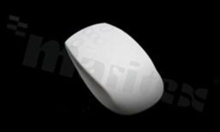 Silicone mouse; IP67; wireless; white; dimensions 90 x 55 x 20 mm