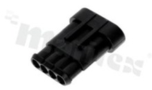 Złącze Superseal; męskie; 4-pin; montaż na kablu; obudowa złącza