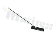 Antena; FPC; Wi-Fi; 2400-7125MHz; 7.2dBi; VSWR<1.9; liniowa; dookólna; RG1.13; 0.1m; IPEX; przyklejana; 37.8x7.5mm; czarna