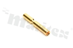Connector circular; metric; socket; female; straight; PIN: 1; 10A