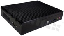 Fanless Embedded System with Intel Core i5-10210U, 2x 2GB RAM, 64GB SSD, 2x HDMI, DP, 2x LAN, 6x USB 3.0, COM, power supply 12-19V DC, operating temp. -5...+45C