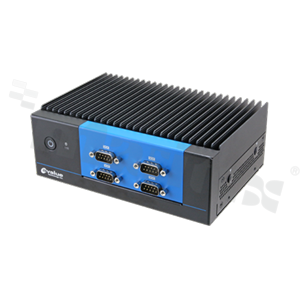 Bezwentylatorowy przemysłowy komputer wbudowany; Atom X6413e; RAM: do 32GB; 8xCOM; 4xUSB; 2xLAN; HDMI; DP; Audio; M.2 Key B; M.2 Key E; temp. pracy: -40+70C; 9-36VDC