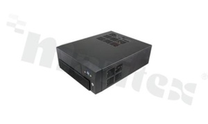 Mini ITX Barebone System; IntelCore i7/ i 5/ i3/Celeron/ Pentium processors; VGA; HDMI; DVI-D; 3x SATA; 2x LAN; 1x SMA; 1x S/PDIF; 1x PS/2; 1xCOM; 8x USB; 1x PCIe x16; 1x mPCIe; supply 100-240V AC
