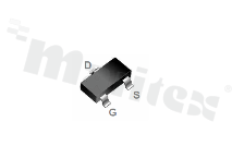 Tranzystor: N-MOSFET; unipolarny; 30V; 0.6A; 0.5ohm; 0.31W; dioda ESD; -55+150 st.C; SMD; SOT523