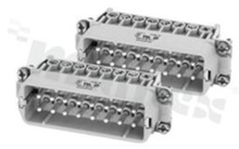 Wkład męski Heavy-Mate seria A; 32-stykowy(2x16+PE); rozmiar: A16; 14A; 250V; kabel 0.25-2.5mm2; styki srebrzone; skręcane