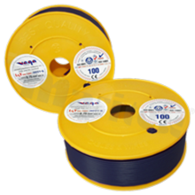 Przewód pojedynczy LGY/H05V-K; z wielodrutową miedzianą żyłą; granatowy; przekrój 0.75mm2; AWG 18; 500V; -40+105 st.C; 100m.