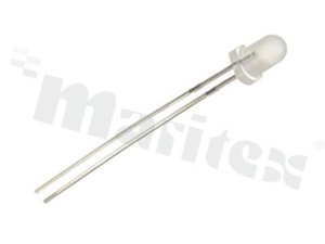 Dioda LED FYL-3017EGW1A; 3mm; Bi-Color: czerwono-zielona; czerwony: typ. 617-632nm; 30mCd/20mA; 50 stopni; zielony: 568-574nm; typ. 30mCd/20mA; 40 stopni; dwunóżkowa; dwukierunkowa; soczewka biała dyfuzjna;