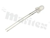 Dioda LED FYL-3017EGW1A; 3mm; Bi-Color: czerwono-zielona; czerwony: typ. 617-632nm; 30mCd/20mA; 50 stopni; zielony: 568-574nm; typ. 30mCd/20mA; 40 stopni; dwunóżkowa; dwukierunkowa; soczewka biała dyfuzjna;