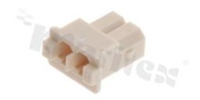 Crimp terminal housing; pitch 2.50mm; 3-contacts; female; applicable wire AWG#22-28; 250V/3A