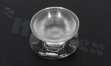 Soczewka do diod LED high power; kąt rozsyłu: 58 do 74 stopni FWHM; ilość diod: 1; rozmiar: okrąg 26mm; wysokość: 13.4mm; rodzaj materiału: PMMA; sposób mocowania: taśma