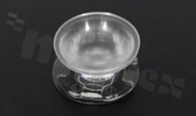 Lens for LED high power; angle: 58 to 74 degrees FWHM; Number of LEDs: 1; Dimensions: round 26mm; Height: 13.4mm; meterial: PMMA; Fastening: tape