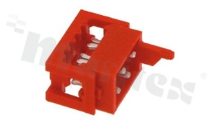 Złącze kablowe IDC; w rastrze 1.27mm; 4-stykowe; męskie; do przewodu wstążkowego AWG#26-#28; 1.5A 230V AC/DC