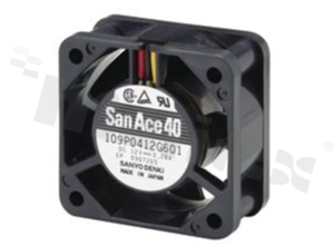 Fan; DC; 12VDC; 40x40x20mm; 0.31m3/min; 42.0dB.