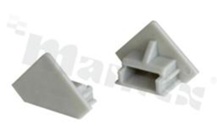 NPROFILE-E-A-G0, zaślepka do profilu aluminiowego ALU4 (kątowy), RoHS