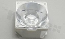 Soczewka do diod LED high power; kąt rozsyłu: 7 do 16 stopni FWHM; ilość diod: 1; rozmiar: 22x22mm; wysokość: 13.2mm; rodzaj materiału: PC; sposób mocowania: taśma