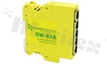 Industrial Unmanaged Gigabit Ethernet Switch; 5x 10/100/1000 Mb/s; operating temperature -40+80 deg.C; supply 5...30VDC; DIN Rail Mountable