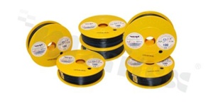 Przewód pojedynczy LGY/H05V-K; z wielodrutową miedzianą żyłą; czarny/niebieski; przekrój 0.50mm2; AWG 20; 500V; -40+105 st.C; 100m.