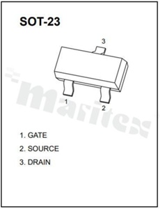Tranzystor: N-MOSFET; unipolarny; 30V; 4A; 0.007ohm; 0.35W; -55+150 st.C; SMD; SOT23