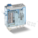 Przekaźnik elektromagnetyczny; przemysłowy; prąd znamionowy 16A; napięcie cewki 12VDC; pojedyńczy styk przełączny (1C); moc cewki 0.5W; 16A/250VAC, 12A/24VDC; montaż: PCB, gniazdo, Faston