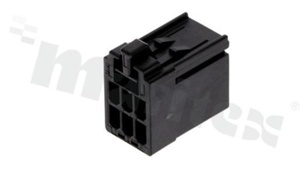 Crimp terminal housing; pitch 2.50mm; 6-contacts; female; applicable wire AWG#20-28; 250V/4.6A