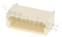 Header for PCB; pitch 1.00mm; 6-contacts; SMD; male; side entry; 50V/1A