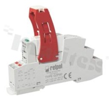Socket for relay RM84; RM85; RM87L; RM87P; RMB841; RMB851; 12A; 8 pins; Mounting: DIN; 12A/300 VAC