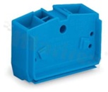 Złączka wewnętrzna; uchwyt montażowy; 4 zaciskowa; na przewód 0,08-2,5mm2(28-12 AWG); styk sprężynowy Cage-clamp®;1-torowa; niebieski;800V/24A