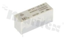 Przekaźnik elektromagnetyczny; prąd znamionowy 8A; napięcie cewki 12VDC; pojedynczy styk przełączny (1C); 8A/30VDC; 8A/250VAC; materiał styku: AgSnO2