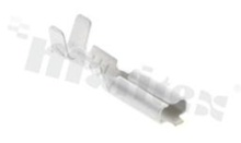 Flat connector; female; 2.8mm; 0.8mm; for wire AWG22-18(0.75-1.5mm2 wire); brass; unisolated