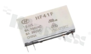 Przekaźnik elektromagnetyczny; prąd znamionowy 6A; napięcie cewki 24VDC; pojedynczy styk przełączny (1C); moc cewki: 170mW; 6A/30VDC; 6A/250VA