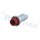 3125P6W; Wtyk na przewód; zasilający AC 3-fazowe; męskie; 125A; 415VAC; IP67; seria Easy&Safe