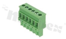 Pluggable terminal block; 5.08mm pitch; 15-ways; female; for wire 2.50mm2(28-12AWG); wire insertion direction 90° to plug-in direction; p.bronze contacts; brass cage; UL 300V/16A