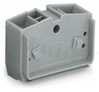 Złączka wewnętrzna; uchwyt montażowy; 4 zaciskowa; na przewód 0,08-2,5mm2(28-12 AWG); styk sprężynowy Cage-clamp®;1-torowa; szary;800V/24A