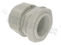 Profesjonalny przepsut kablowy GLAND-P2925B; dławnica kablowa PG29; 18-25mm; Flat O-ring; nylon; z nakrętką; szara
