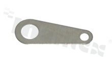 Terminal; OD3.2mm; nickel plated brass