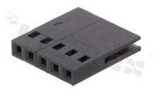 Korpus złącza FPC; w rastrze 2.54mm; 5-stykowe; żeński