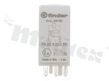 Module supply voltage 6-24V DC; Green LED + diode