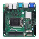 Komputer jednopłytowy MINI-ITX; LGA1200; 10 gen IntelCore i9/i7/i5/i3; RAM do 64GB; 2xCOM; 7xUSB; 2xLAN; VGA; eDP; DP++; HDMI; 2x SATA; 2x M.2; mPCIe; PCIe x16; temp. pracy: 0+60C