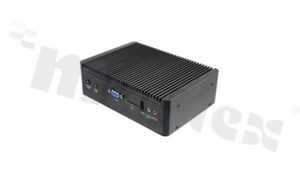 Bezwentylatorowy komputer przemysłowy; IntelCeleron J1900 2.42GHz; VGA; HDMI; SATA; 1x mPCIe mSATA; 1x mPCIe WiFi; do 32 GB eMMC; SIM slot; SD slot;COM; 3x USB; zasilanie 12V