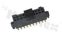 Listwa stykowa do PCB; w rastrze 1.27mm; 2x10 styków; montaż: SMD; żeńska; prosta; dwurzędowe; z uchwytem pick&place