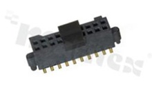 Pin Header; pitch 1.27mm; 2x10 pins; assembly: SMD; female; straight; double row; pick&place pad