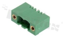 Pluggable terminal block; pitch 5.08mm; 2-ways; male; straight; closed type; with fixed screws; UL 300V/10A