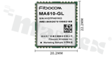 Module; LPWA; LTE-M/NB-IoT2/2G/GNSS; DFOTA; VoLTE; LCC+LGA; 22.2x20.2x2.1mm; Global